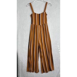 Striped Jumpsuit Wide Leg Sleeveless Casual‎ Summer Boho Chic Women's